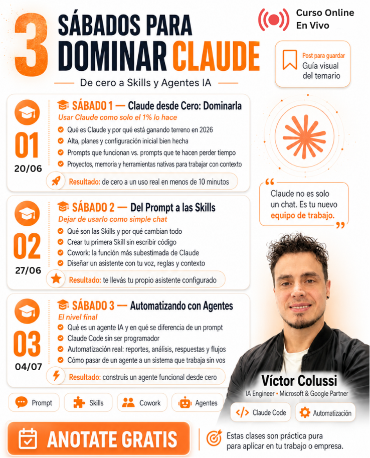 Temario del curso de Claude